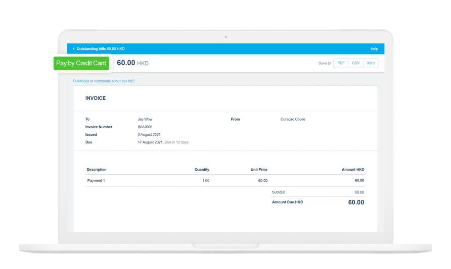 Use CardUp and Xero for seamless payment processes!