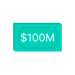 $100 million dollar note icon