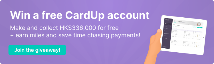 Win a free CardUp account! Join the giveaway >